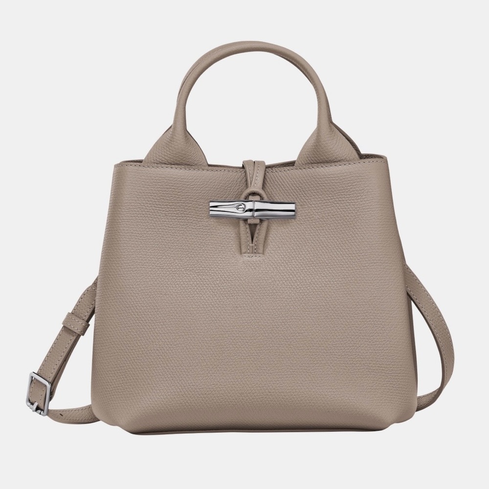 Longchamp Le Roseau Small Handbag in Clay